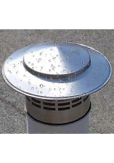 Paslanmaz Çelik Baca Kapağı Yağmur Başlığı Soba Boruları İçin Paslanmaz Çelik Izgara - İyi 110 Mm Diğer