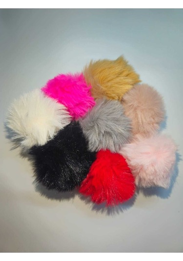 Gümüş Angel Anahtarlık Minik Ponpon Seçenekli Camel Ponpon