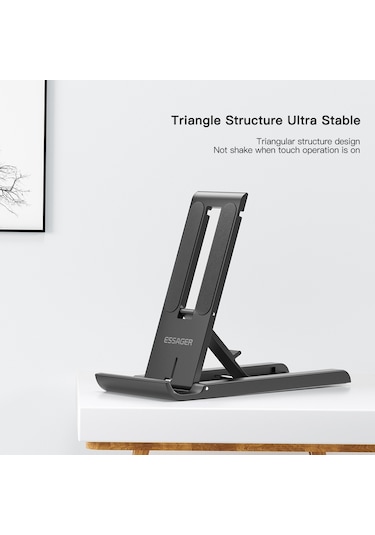 Cbtx Essager Taşınabilir Cep Telefonu Tutucu Ayarlanabilir Katlanabilir Masaüstü Telefon Braketi Standı - Yeşil