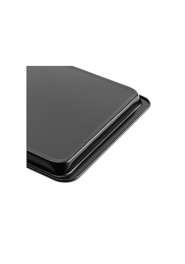 Xurunkeji 2 Adet Dikdörtgen Yapışmaz Ekmek Kek Pişirme Tepsisi Fırın Tepsisi Dikdörtgen Siyah Pişirme Tepsisi Mutfak İçin Kendin Yap Pişirme Siyah