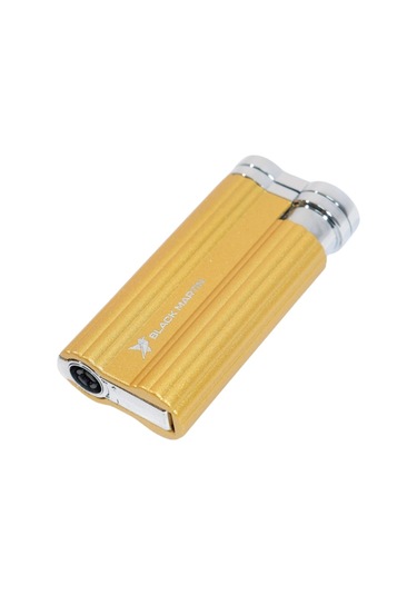 Black Martin Tek Torch Pürmüz Delicili Sarı Metal Puro Çakmağı - Tr9537