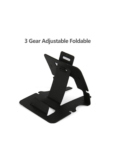 Geeksen Çok Fonksiyonlu Cep Telefonu Tutucu, İki Kullanıma Sahip Kart Stili, Üç Seviye Ayar, Video İzleme Ve Kablolu Sarma İçin Uygun, Kolay Taşınabilir