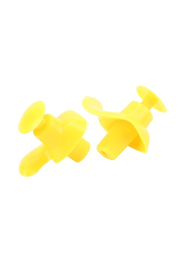 Çocuklar Ve Yetişkinler İçin Su Ve Toz Geçirmez Spiral Silikon Kulak Tıkacı, Yüzme Aksesuarları Sarı