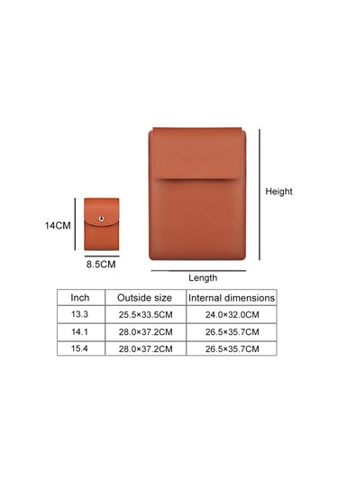 PU05 14,1 inç Dizüstü Bilgisayar Küçük Saklama+Taşıma Çantası Siyah 14.1 inch