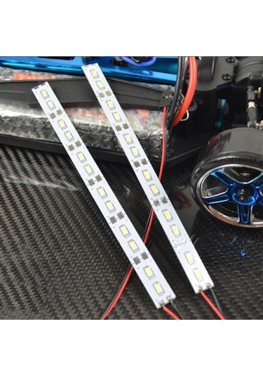 Agoodshop Rc Şasi Işık Dekoratif Led Şerit 6 V 1/10 1/8 Buggy Truck Dıy Accs Için Renk