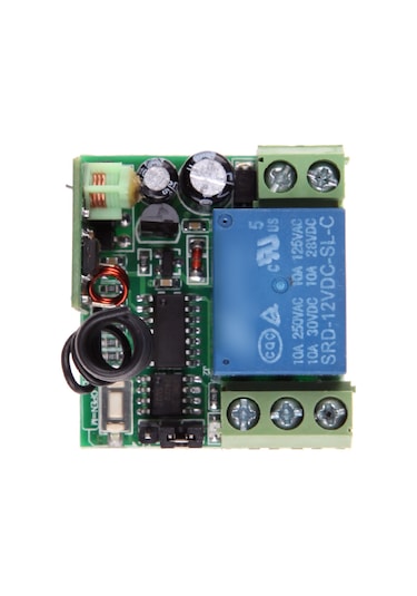 Rf Uzaktan Kumandalı Röle Kartı 433 Mhz Self Lock 12V 10A