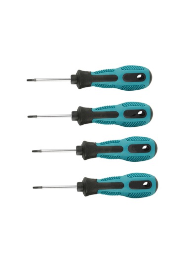 Konesam Profesyonel Triangular Tornavida Seti - Krom-vanadyum Çelik, Ergonomik Pp Sap, Manyetik Uç, 4'lü Paket 1.8-3mm