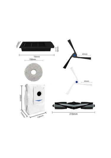 Ecovacs X2 / X2 Pro Elektrikli Süpürge Aksesuarları İçin, Model: Paspas