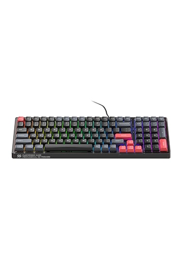 Machenike K600-B100 Lite Kablolu Red Switch RGB İngilizce Oyuncu Klavye