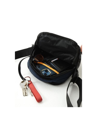 Erkek Omuz Çantası Elde Tutma 23 14 Cm Çapraz Askılı Postacı Çantası Mega Çanta Paraşüt Kumaş Lacivert