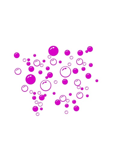 Kabarcıklar Daire Çıkarılabilir Duvar Kağıdı Banyo Pencere Duvar Çıkartması Ev Kendin Yap Pvc Çıkartmaları Arı Mor