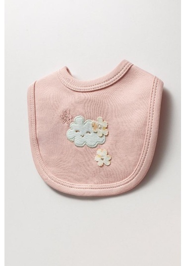 Bebitof %100 Pamuk Sevimli Ay Ve Bulutlar Desenli Bebek 5 Parça Yenidoğan Hastane Çıkışı Zıbın Seti Bbtf.pmb.2023 Pembe