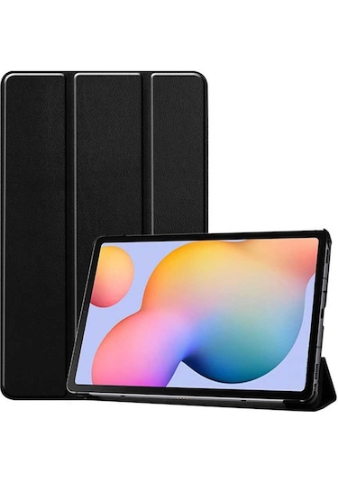 Galaxy Uyumlu Tab A7 T505 / T507 / T500 Tablet Kılıfı Smart Cover Standlı 1-1 Kılıf Tablet Kılıfı