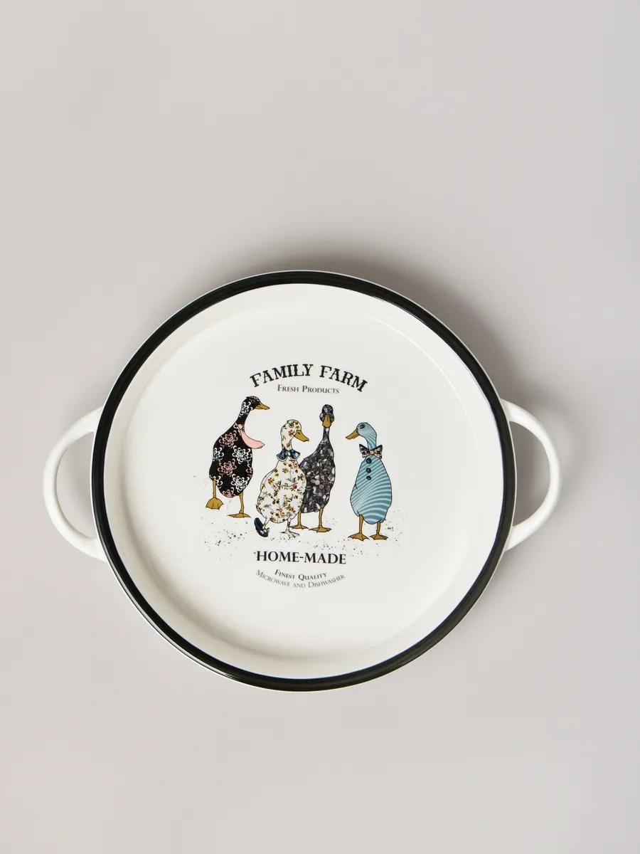 Lefard Kulplu "family Farm" Fırın Kalıbı 145524597 Beyaz