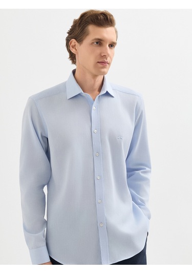 Karaca Erkek Slım Fıt Gömlek-açık Mavi 11.25w.04.011 Açik Mavi