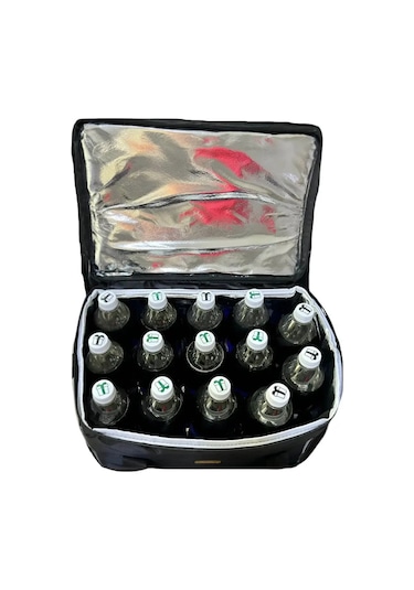 Ns Reliable Kamp Piknik Termal Soğutucu Yalıtımlı Buzluk Termos Çanta - 1000 Siyah