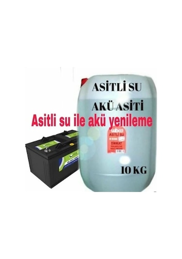 Asitli Su Akü Asiti % 100 Etki 10Kg