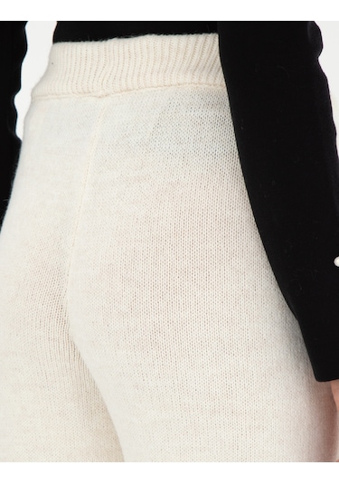 Pierre Cardin Kadın Ekru Pantolon Triko 50296235-vr019 Ekru