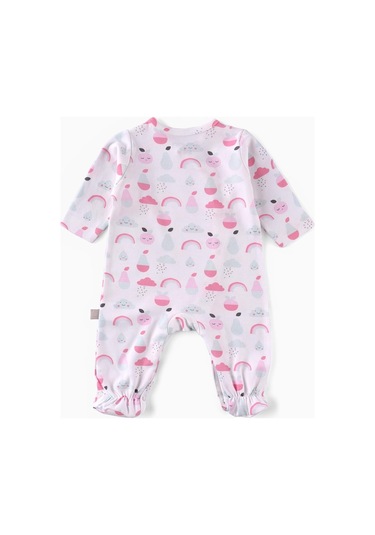 Boumini Bebek Patikli Bebek Tulumu Meyve Desenli-renkli Çok Renkli