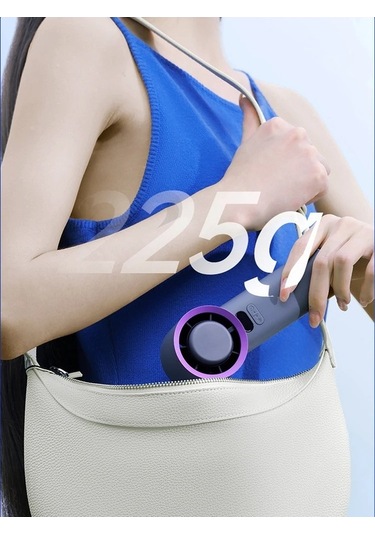 Trendooze Taşınabilir Mini Beyaz El Turbo Fan 100 Rüzgar Hızı Ayarlanabilir Beyaz