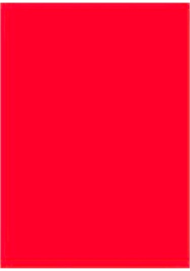 Fosforlu Fon Kartonu 50x70 Kırmızı Rulo Şeklinde - 2 Adet