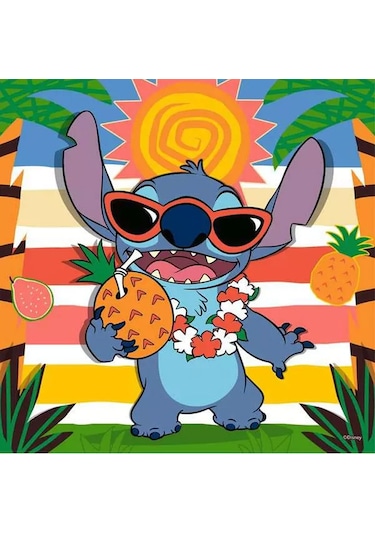 Ravensburger Çocuk Puzzle 3x49 Parça Disney Stitch Rpk120041146