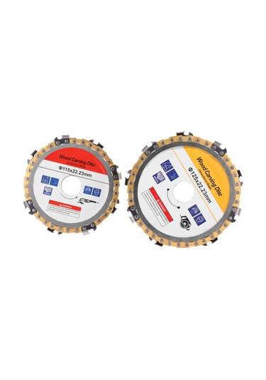 Konesam Ahşap Kesim Ve Freze Aleti 125mm, 9 Dişli, 22mm Arbor, Zımpara Makinesi Zincir Diski, Ahşap Açma Ve Kesim İçin