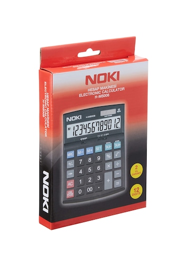 Noki H-MS008 Masaüstü 12 Hane Hesap Makinesi