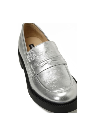 Nine West Lunler2 5fx Gümüş Kadın Loafer 000000000102005278 GÜMÜŞ