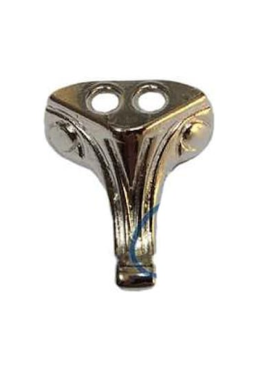 Moda Taşlı Ahşap, Mdf, Sunta Sandık Ayağı, Kutu Ayak 1,5 Cm - Nikel