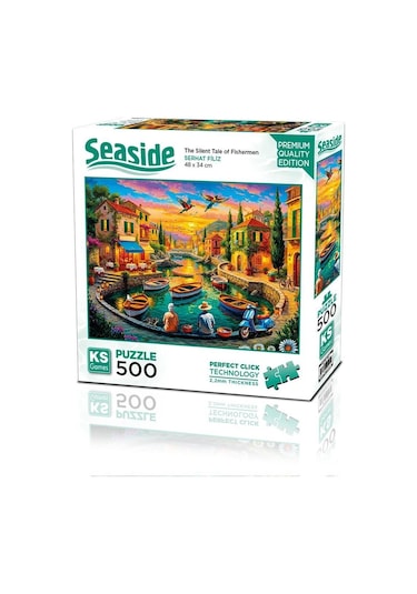20089 Puzzle 500 The Silent Tale Of Fisherman