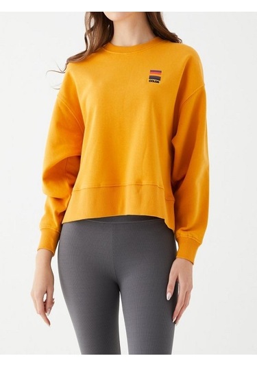 Eylül Moda Kadın Hardal Oversize Sweat Hardal