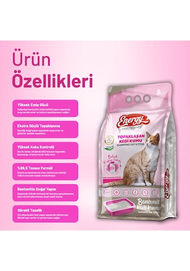 Kedi Kumu Pudra Kokulu 5 Lt - 2 Adet