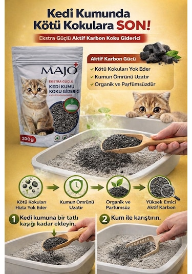 Majo Koku Giderici Ekstra Güçlü Karbon 200 Gr