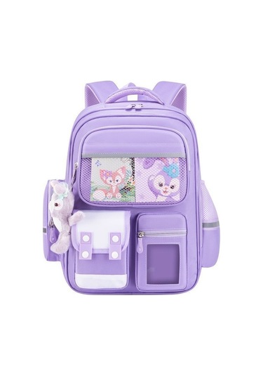 Ortaokul Ve İlkokul Öğrencileri İçin Ergonomik Sırt Çantası, Omurga Desteği Ve Geniş Bölmeli Tasarım, 1. Sınıftan 6. Sınıfa Kadar Kız Ve Erkek Çocuklar İçin Dayanıklı Okul Çantası Mor