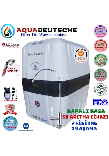 Elegance Pompalı Beyaz 12 Lt 7 Filtre 14 Aşama Su Arıtma Cihazı