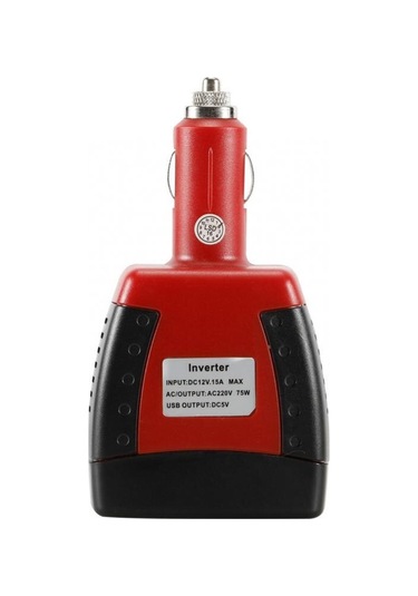 Yifomall 75w Araç İnvertörü - 12v'dan 220v'a Güç Dönüştürücü, Usb Çıkışlı Taşınabilir Şarj Cihazı