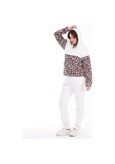 Üç İplik Şardonlu Eşofman Takımı-480-beyaz Beyaz