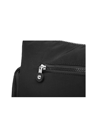 Krinkıl Kumaş Kadın Postacı Çantası Smart Bags 1115 Siyah