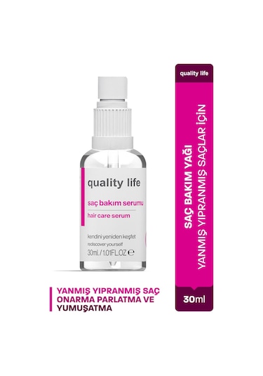 Ql Argan ve Keratin Saç Serumu 30 ML