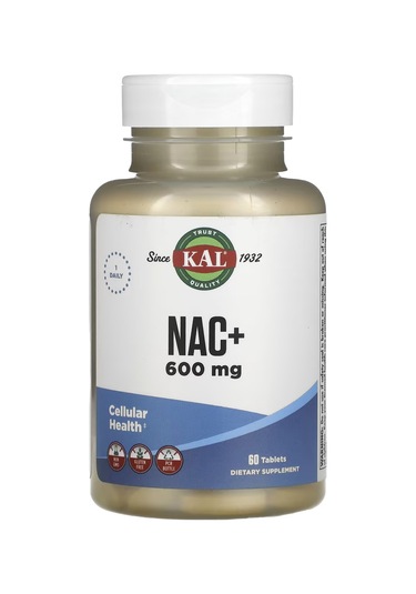 Kal N-acetyl-l-cysteine 600 Mg, 60 Tablets