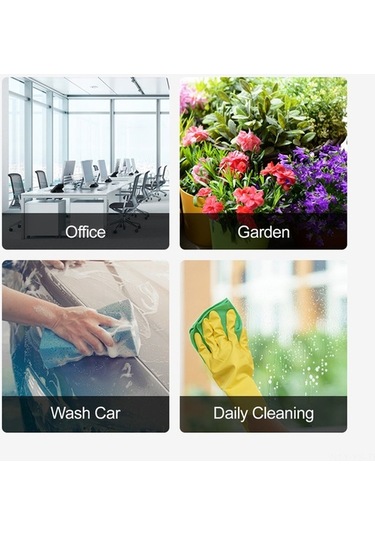 Bosphorusboutique02 Yeşil 1.5l Elektrikli Bahçe Spreyi - Şarj Edilebilir 2 Modlu Toz/su Sütunu El Sprayeri Yeşil