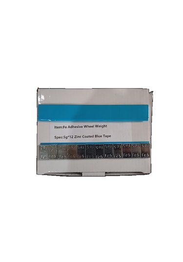 Yapıştırma Balans Kurşunu,geniş Mavi Bantlı,100 Adet/pk, 4pk,24kg
