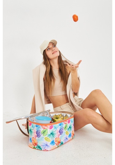 Superbag 22 Litre Piknik/kamp Çantası Sepeti. Termal Termos Çanta Sıcak-soğuk Koruma Sağlar Luna-20250137 Luna Çok Renkli