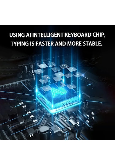 Slim Backlit Bluetooth Klavye, İpad Uyumlu Samsung Tablet İçin Mini Kablosuz Klavye