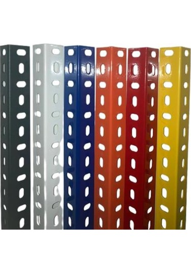 Rafburada Renkli Çelik Raf Profil Siyah 150 CM Kalınlık 1.50 MM