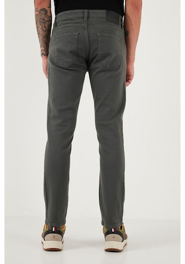 Buratti Pamuklu Regular Fit Normal Bel Boru Paça Jeans Erkek Kot Pantolon 2211C40Parma Nefti