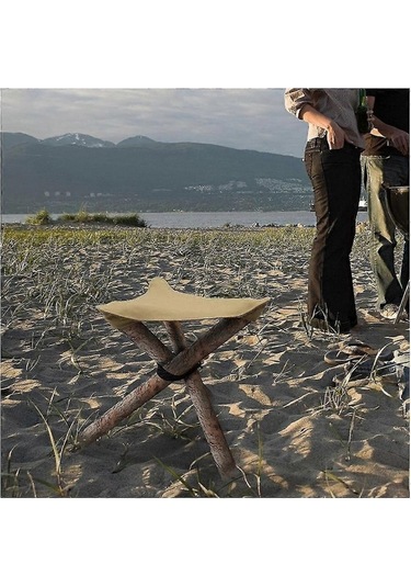 Bloomnest Taşınabilir Katlanır Kamp Tripodu Su Geçirmez Açık Hava Balıkçılık Tembel Sandalye Kumaş Kılıf A548 Altın-siyah Altın - Siyah