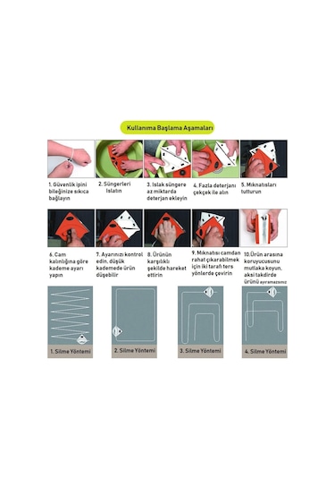 Mıknatıslı Çift Cam Pencere Silme Aparatı Cam Silici