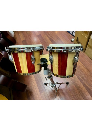 Hayvan Derili Ağaç Bongo 7'' Ve 8'' Çap Kod 0294